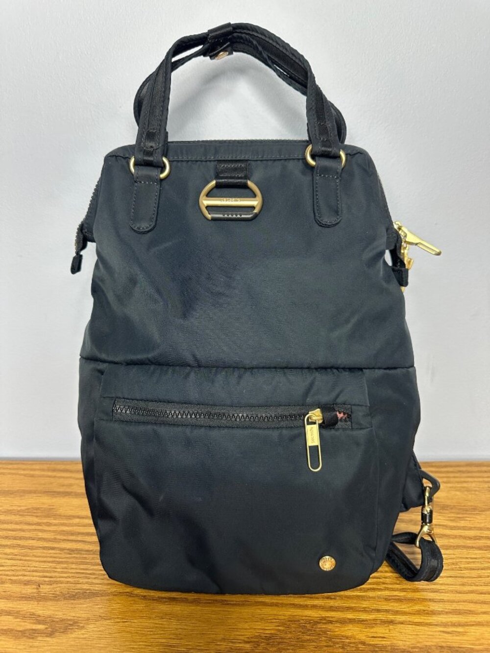 Pacsafe Citysafe CX Mini Backpack Black Nylon Anti-Theft Travel Bag